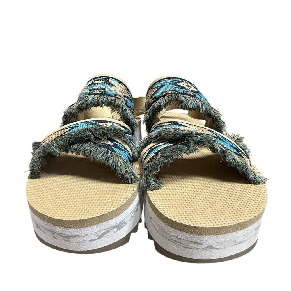 Teva Flatform Ceres Platform Sandals in Double Double Diamond size 9 Boho Aztec - Picture 6 of 15
